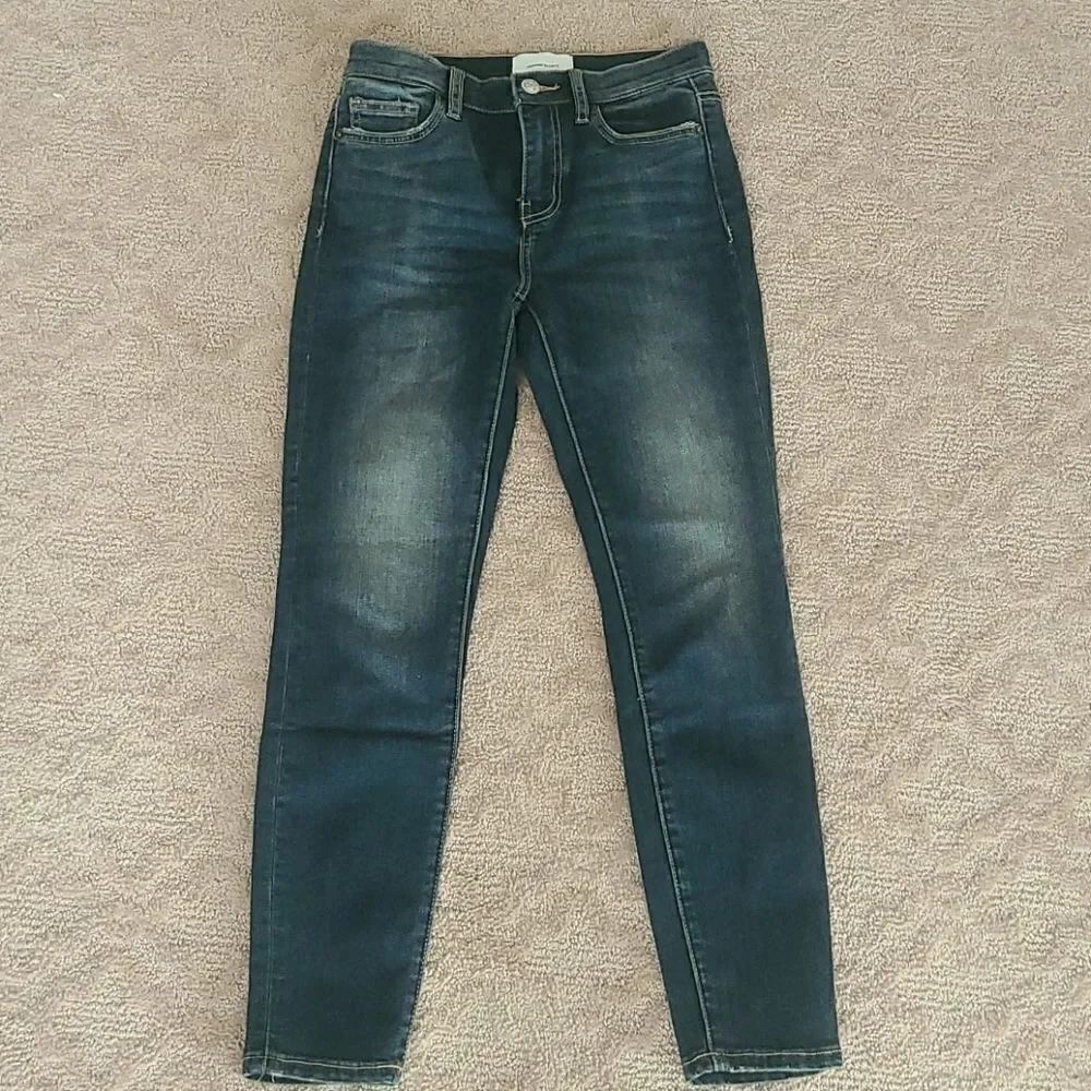 Current Elliott New Stiletto Ankle mid rise Jeans skinny 25